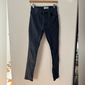 Reformation Serena Skinny Jeans Erie Wash Faded Black